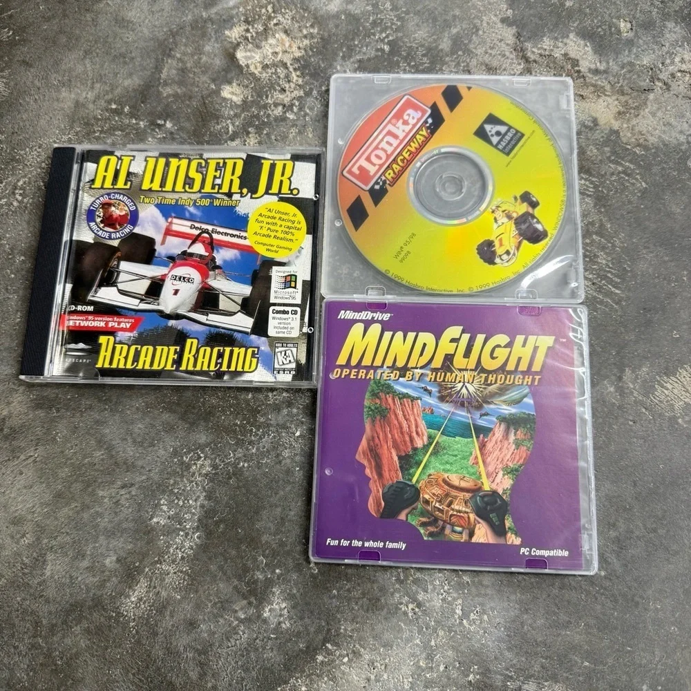 Kids PC Games Lot Matchbox Scooby Doo Tonka Monsters Inc
